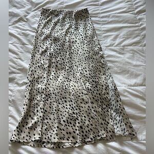 Brand New! Never Worn. Leopard Print Midi Slit Skirt